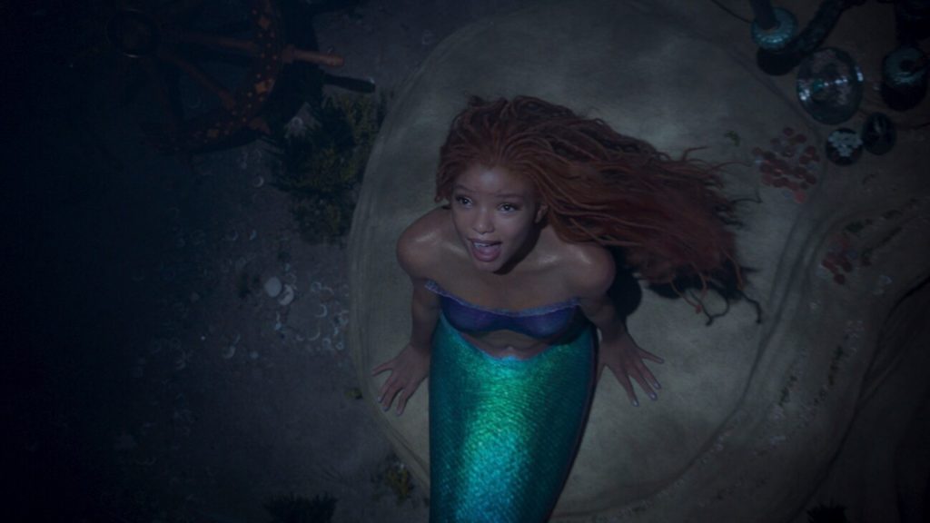Ariel interprétée par Halle Bailey. - Disney