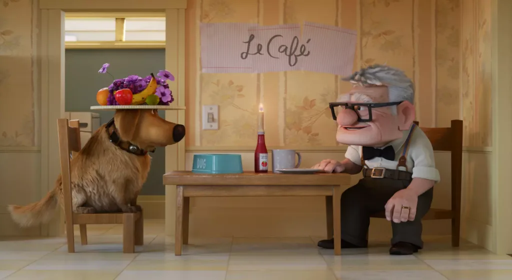 Carl et son chien Doug dans le dernier film Pixar - Carl Fredricksen s'affiche en 2023 dans un nouveau court-métrage Pixar. - Walt Disney Studios