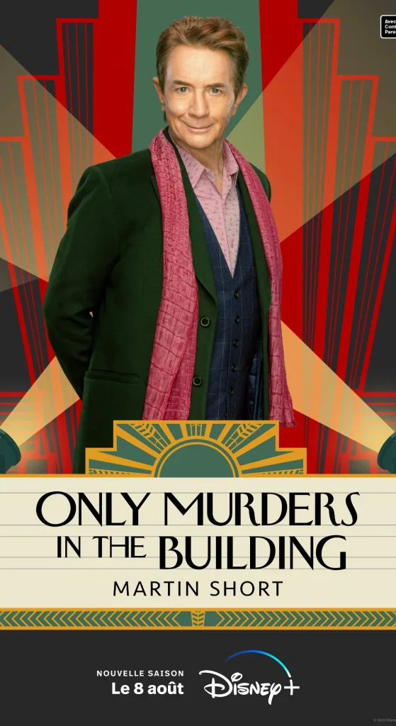 Affiche saison 3 Only Murders in the Building Martin Short - newsroom disney