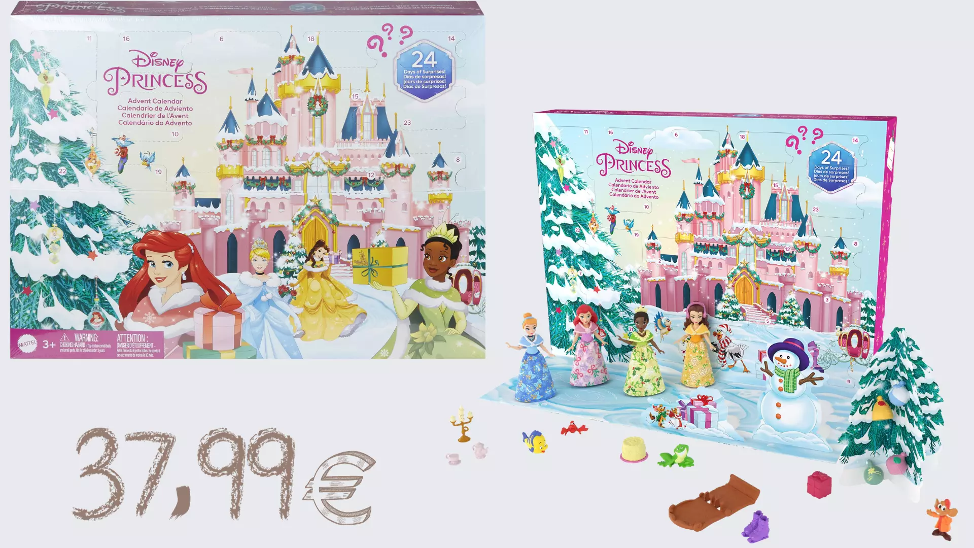 Calendrier de l'Avent Petites Princesses - Disney