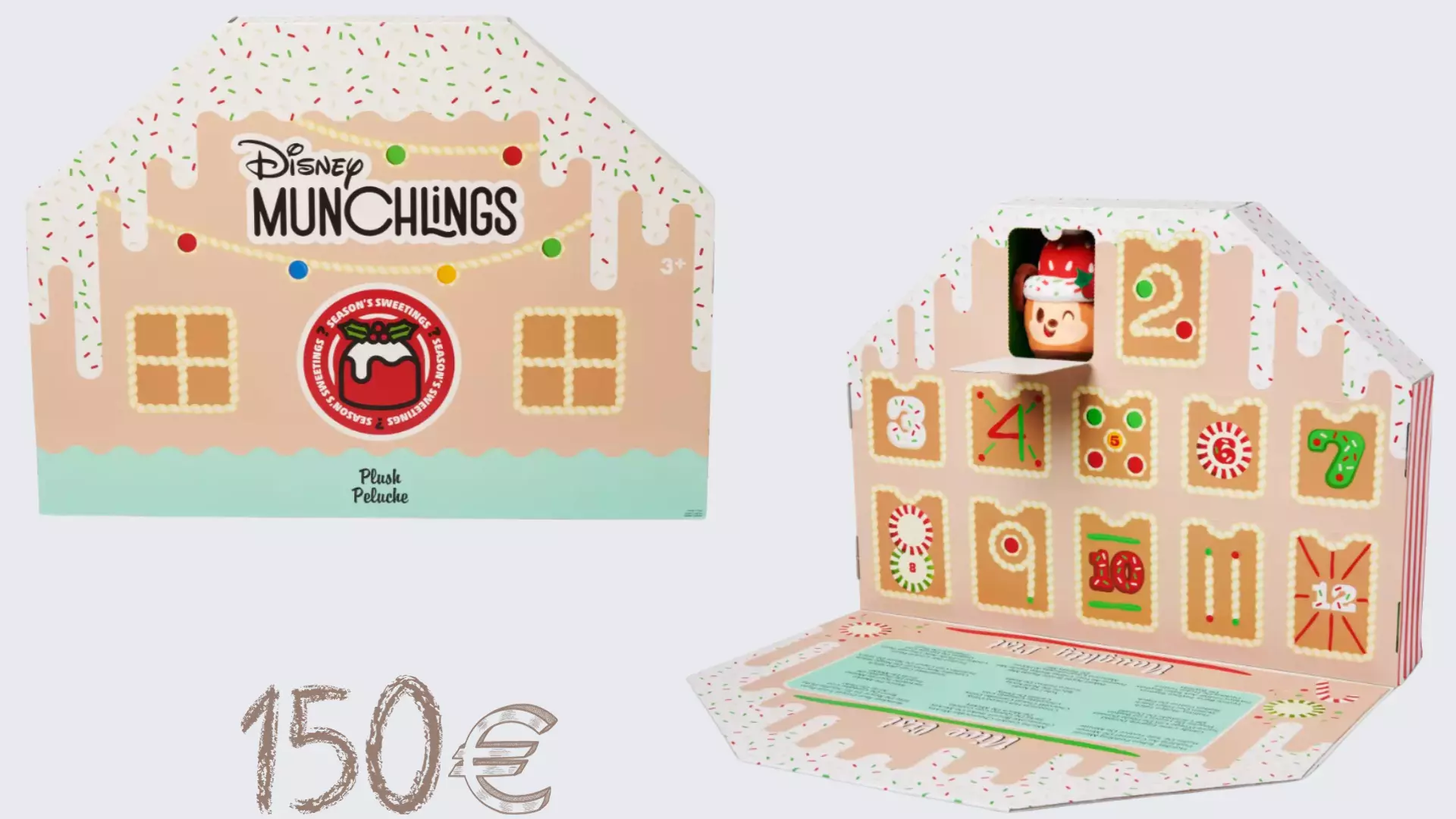 Calendrier de l'Avent Mini peluches Disney Munchlings de 12 jours, Season's Sweetings - shopdisney